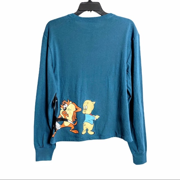 NWT Looney Tunes Long Sleeved Juniors Tee - Picture 5 of 10